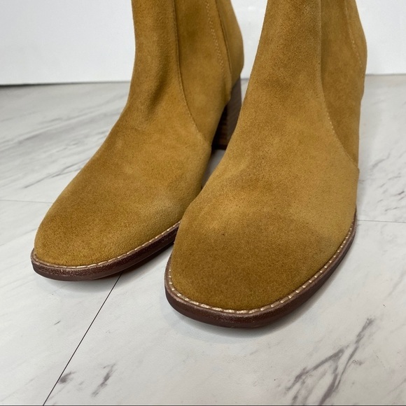 Madewell Bryce Tan Suede Ankle Bootie 9.5 - Picture 9 of 16